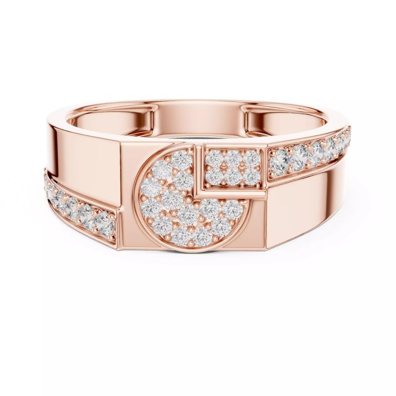 Diamond Band Ring 3dm stl renders animation videos details