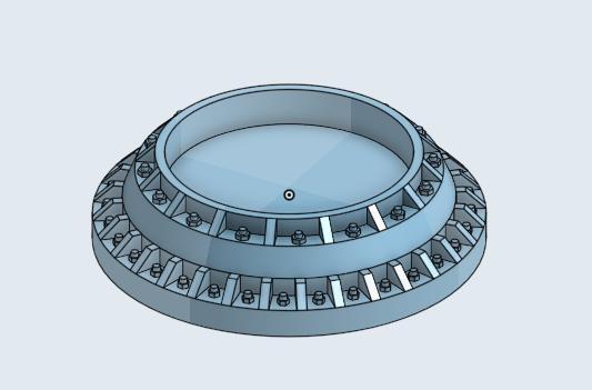 Citadel(33.5mm) to Vallejo(25mm) paint pot connector