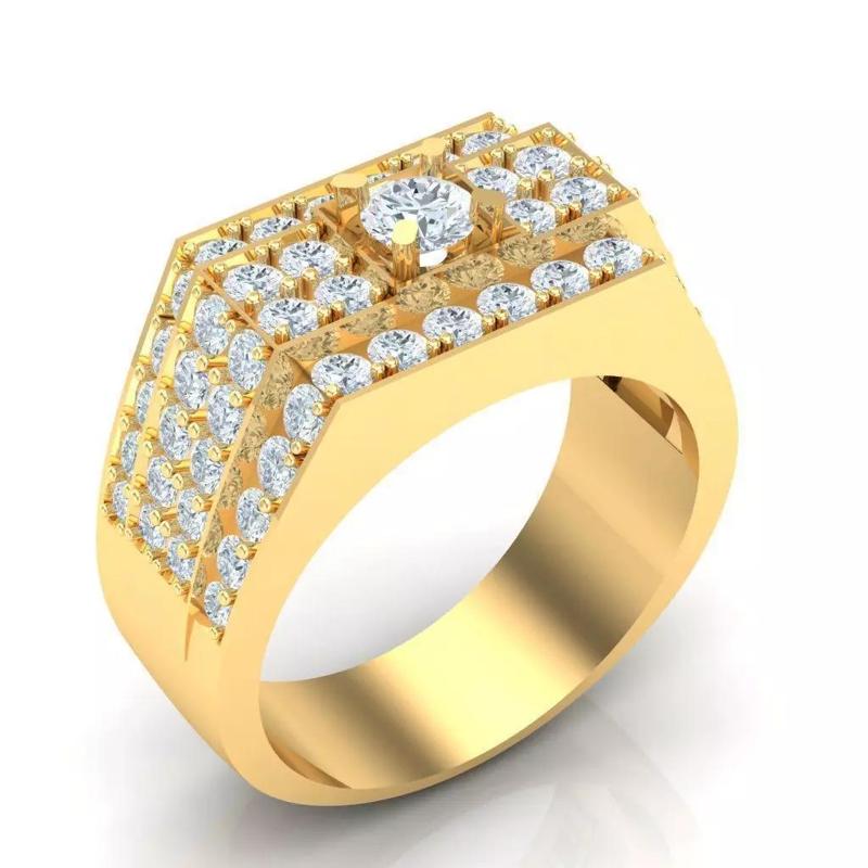 Diamond Man Ring Jewelry 1MR073