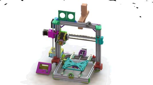 3DLS Belt Free 3D Printer from Morninglion Industries Reupload!