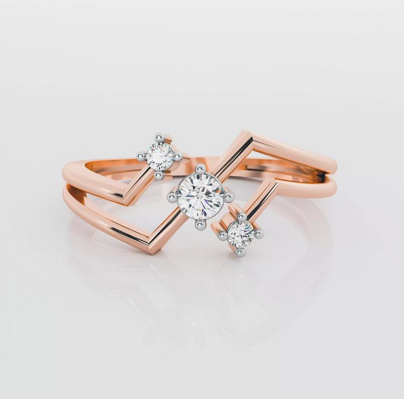 Italian diamond ring