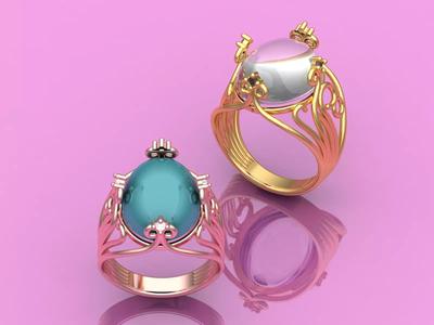 Ivy Oval Ring