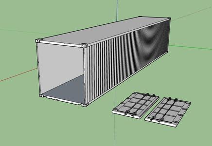 40-foot sea container