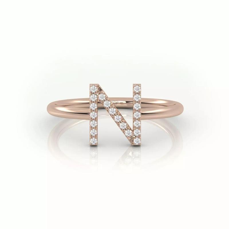 Initial N ring size 54 with professional renderings
