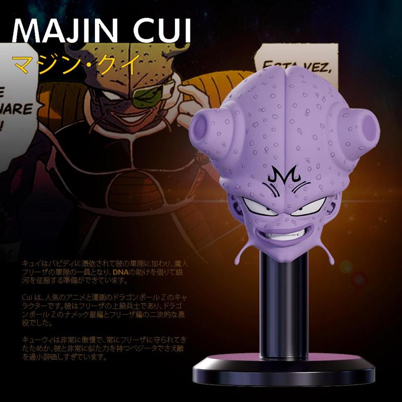 MAJIN CUI BASE - CUSTOM 3D PRINTABLE HEAD FOR DRAGON BALL Z ACTION FIGURES (STL FILE)