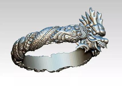 Carved Dragon Ring