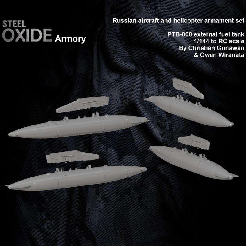 Russian PTB-800 external mounted fuel tank