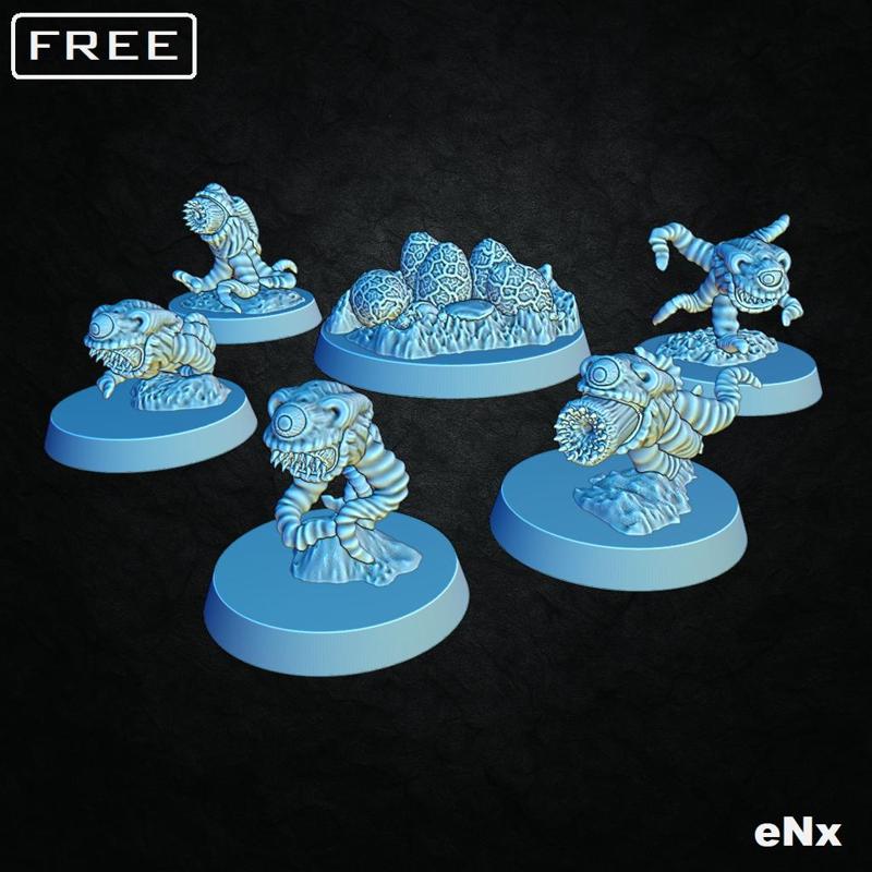 Monster - Kingdom of Death - Glotul Larva