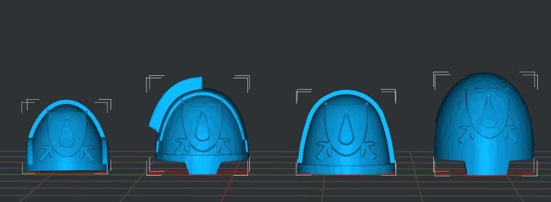 Knights of Blood Shoulder Pads