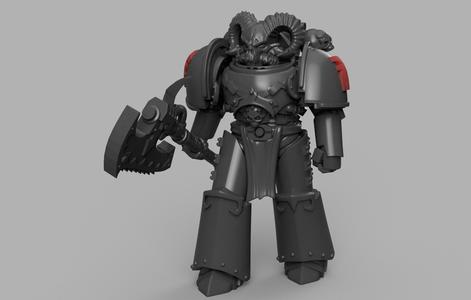 Chaotic Executioner Marine (Of Khorne-iness)