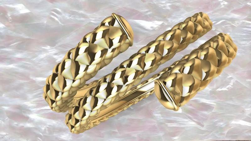 checkered rope ring stl verified