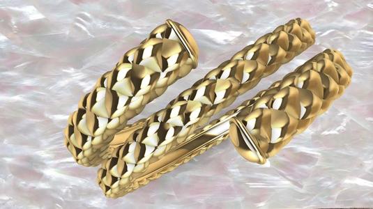checkered rope ring stl verified