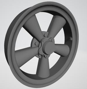 MAGs 5 spoke US rims scale 1/24 Mustang or simular