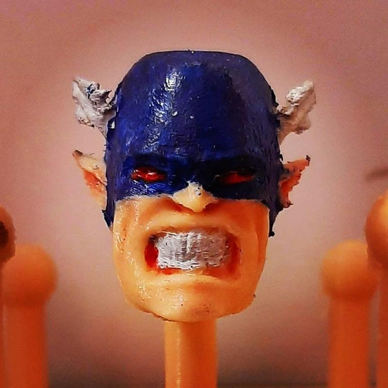 Doppleganger Captain America for Marvel Legends Body