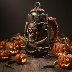 Halloween pumpkin jug