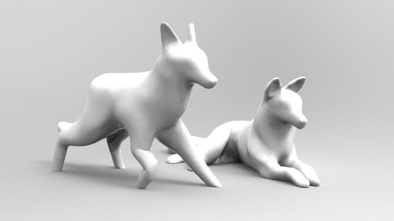 DECORATIVE ALEBRIJES WOLVES, PACK X2