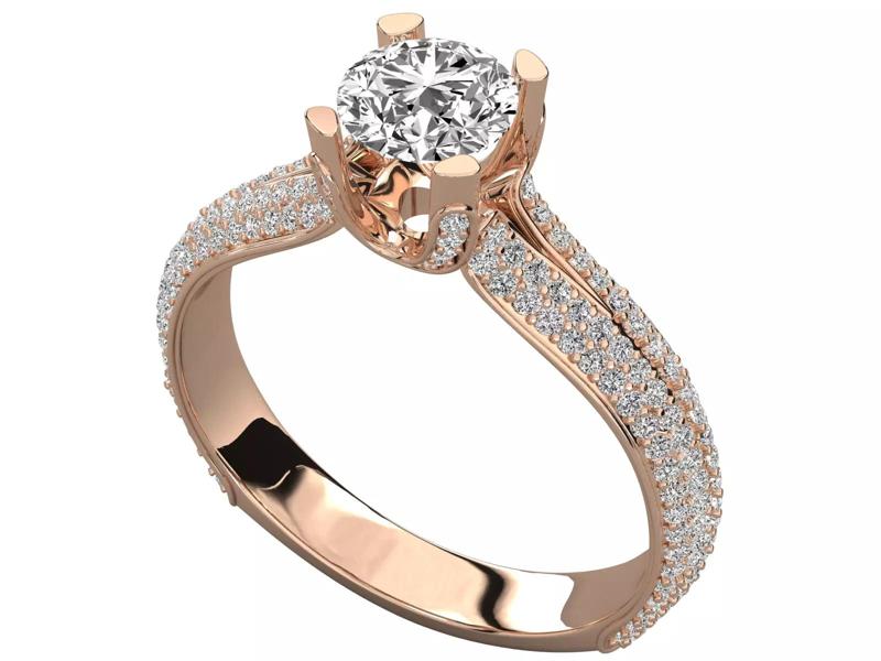 Glamorous Modern Luxury Engagement diamond Ring