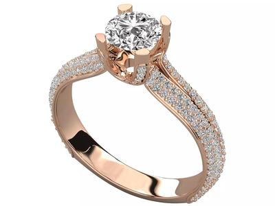 Glamorous Modern Luxury Engagement diamond Ring