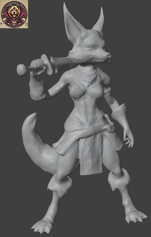 Fox sword female - Zephara Redtail – The Emberblade