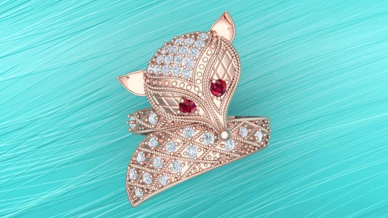 Fox ring - Womens ring - N913953