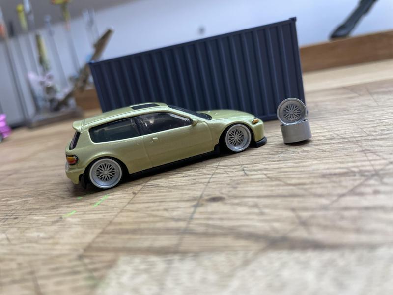 RBN WHEELS CVI II 1/64 RIMS FOR HOT WHEELS OR MATCHBOX