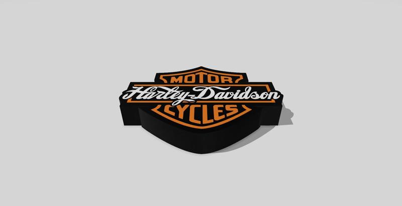 Harley Davidson lampe
