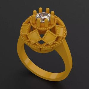 Crown Ring Solitaire