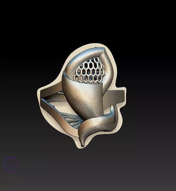 ring54 silver ring with microphone