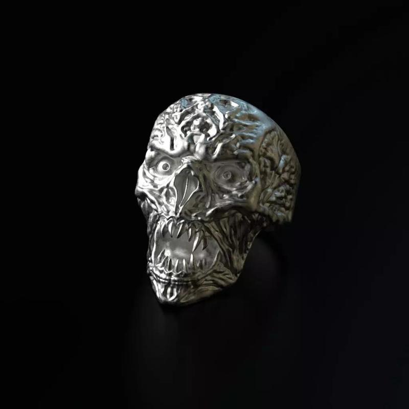 Ring Skull Vampire STL OBJ