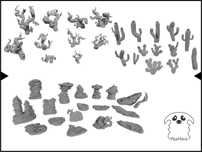 Desert Pack: 50 desert-themed designs