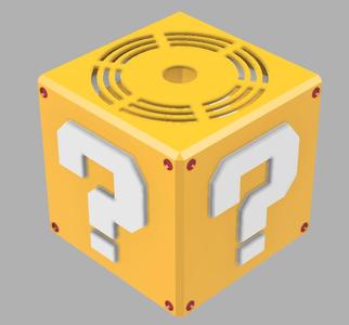 Mario Question Block Lamp – Geek Room Decor