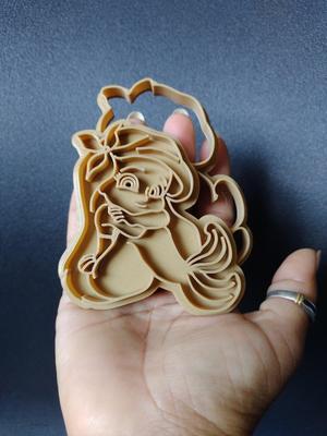 Ariel The Little Mermaid cookie cutter