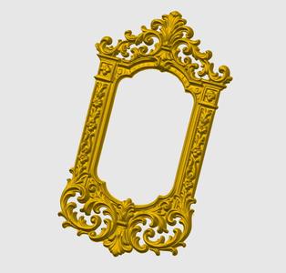 Decorative Picture Frame 01 - Modern Design for 3D Printing