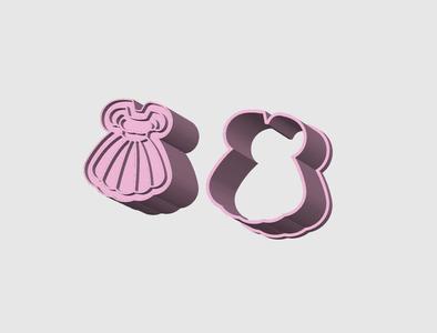 Ejetor Mold Brigadeiro Doces - Dress / Vestido
