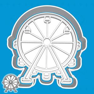 Oktoberfest cookie cutters - ferris wheel (style 1)