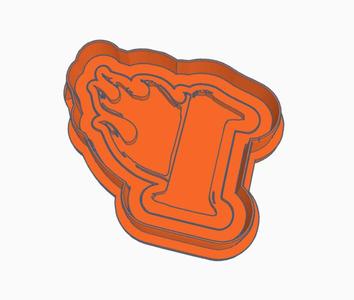 Hot Wheels #1 Cookie Cutter & Stamp