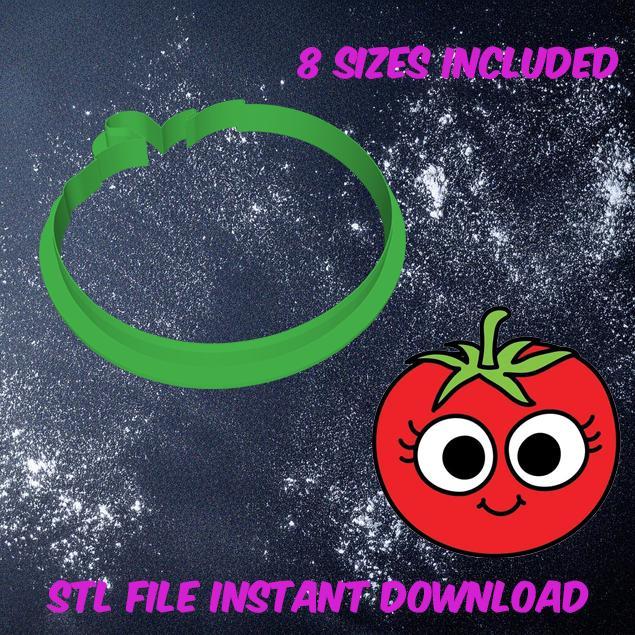 Tomato cookie cutter