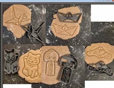 Nihon kawaii cookie cutters