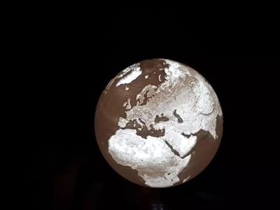Lampara de la tierra 15cm foco led gotita