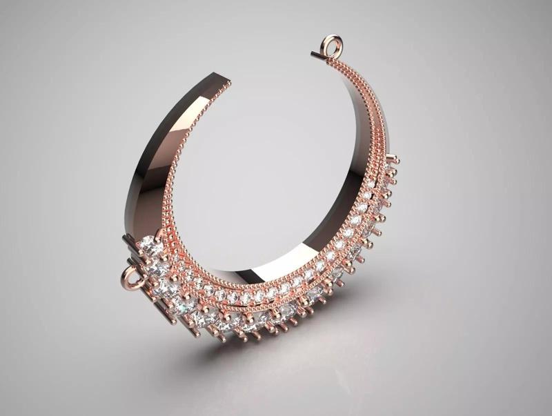 Moon model jewelry pendant jp0269