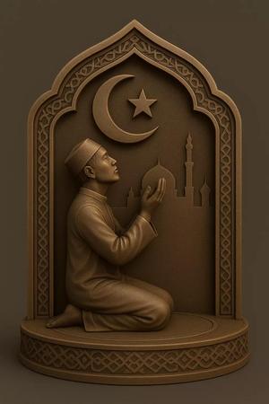 3D Sculpture Inspired by Ramadan and Eid al-Fitr
