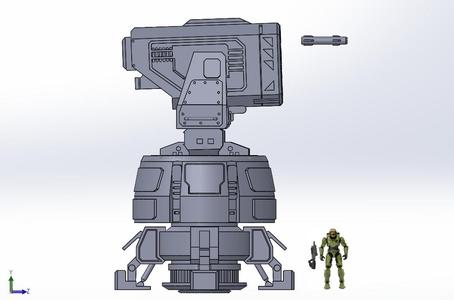 M95 lance missile launcher halo 1/18
