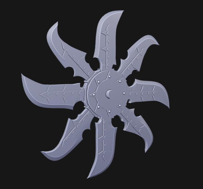 Evil Dwarf Whirling Blade