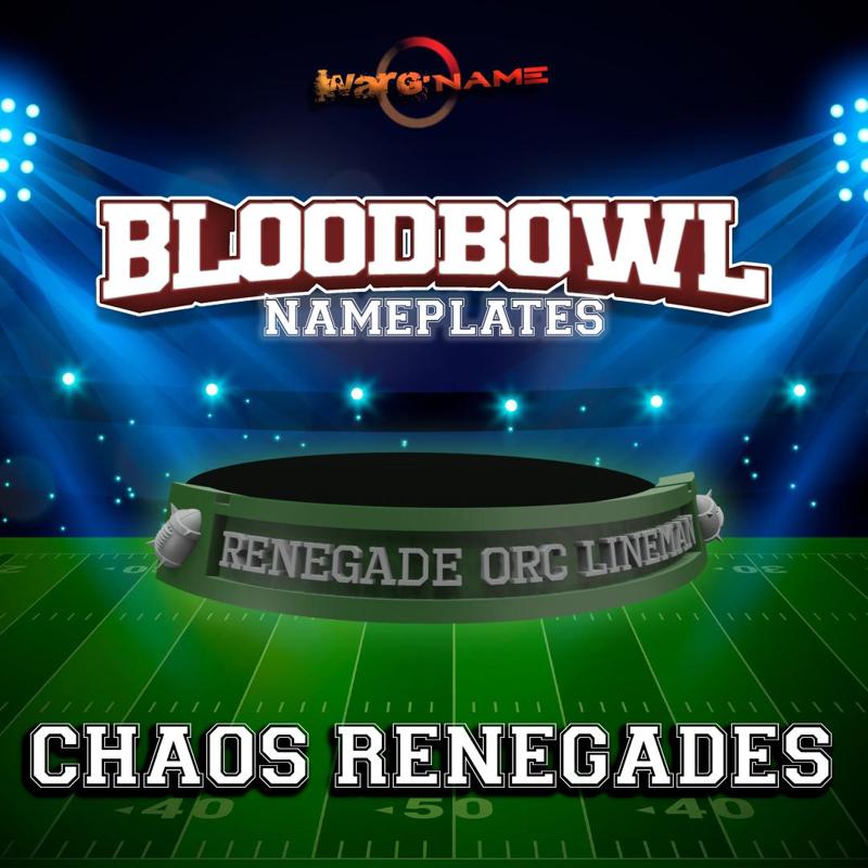 Bloodbowl 2016 chaos renegades nameplates