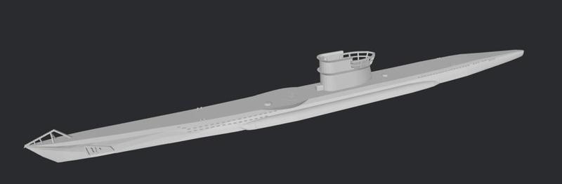 U-Boat Type VII Waterline