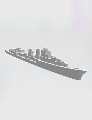 Spanish Mendez Nunez AA cruiser 1:1800