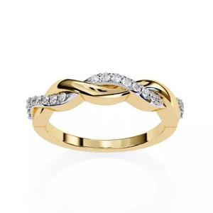 Printable 3D jewelry model of Solitaire Lady Ring with Diamond