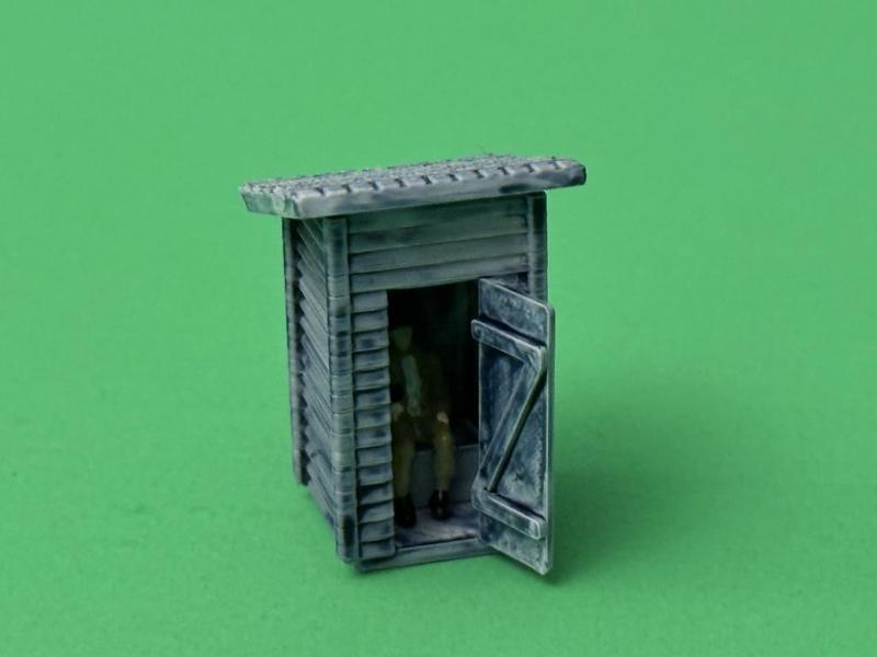 OUT HOUSE TOILET HO SCALE