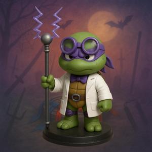 Donatello - Evil Professor Halloween (TMNT) - Stylized Figure STL