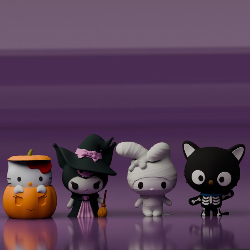 Sanrio HelloKitty Halloween Pack Cute Special STL Fanart